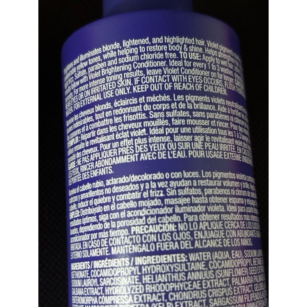 Aquage Violet Brightening Shampoo 8 Oz - Picture 3 of 4